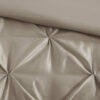 7 Piece Tufted Comforter Set, Cal King Taupe - Image 10