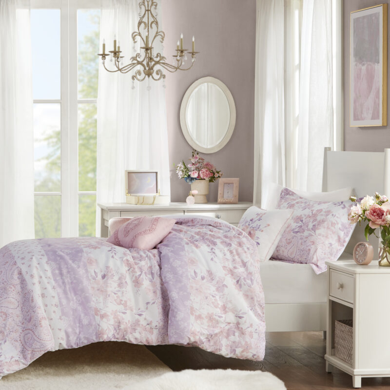 Floral Paisley Comforter Set, Twin Size - Image 5