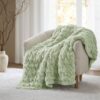 Faux Fur Throw Blanket, 50x60 for Couch - Image 2