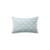 Lumbar Pillow, 12x20 Cotton Blue Embroidered - Image 5