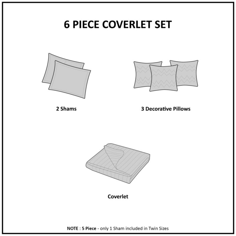 Reversible Quilt Set w/ Pillows, Full Queen - Image 14
