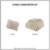 Soft Faux Fur Comforter, 3-Piece Full Queen - Image 8