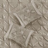 7 Piece Tufted Comforter Set, Cal King Taupe - Image 9