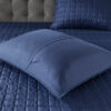 Comforter & Quilt Set, 8 Piece Navy Full Queen - Image 6