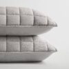 3-Piece Linen Quilt Set, King/Cal King Gray - Image 7