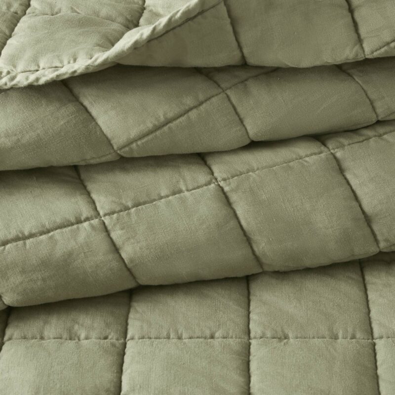 French Linen Quilt Set, 3-Piece Full Queen - Image 2