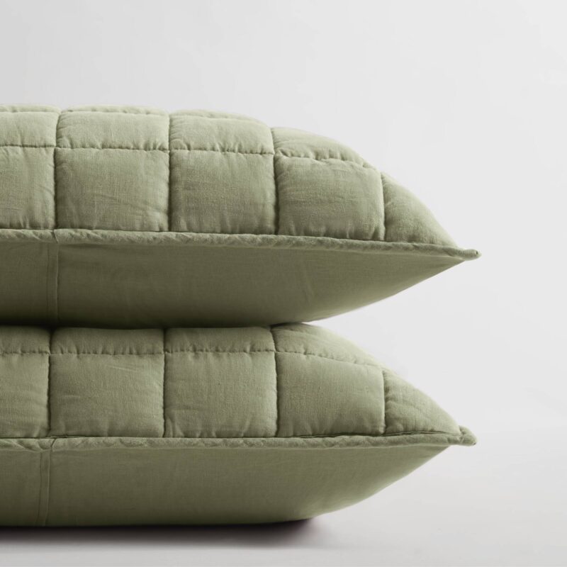 French Linen Quilt Set, 3-Piece Full Queen - Image 3