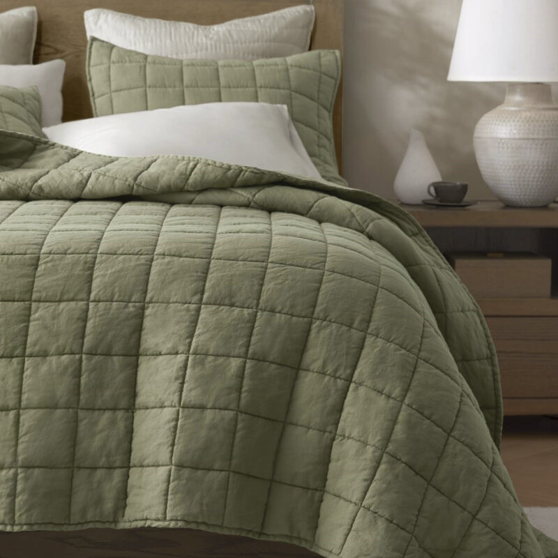 French Linen Quilt Set, 3-Piece Full Queen - Image 10
