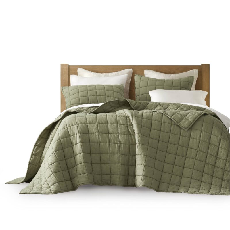 French Linen Quilt Set, 3-Piece Full Queen - Image 5