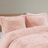 Long Fur Comforter, King Shaggy Faux Fur Set - Image 4