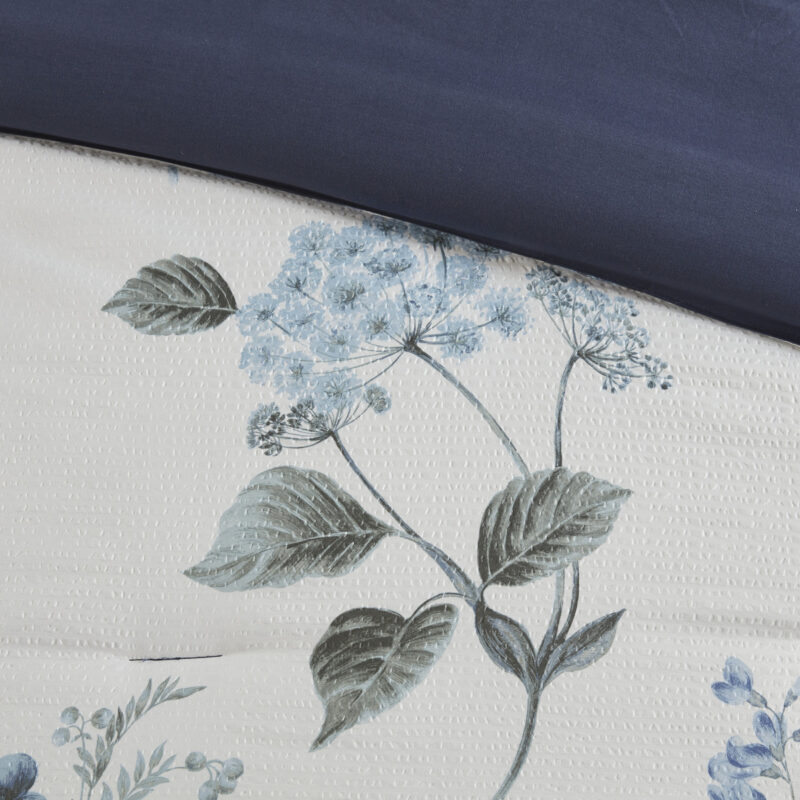 Seersucker Comforter Set, 7 Piece w/ Blanket - Image 7