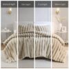 Soft Faux Fur Comforter, 3-Piece Full Queen - Image 7