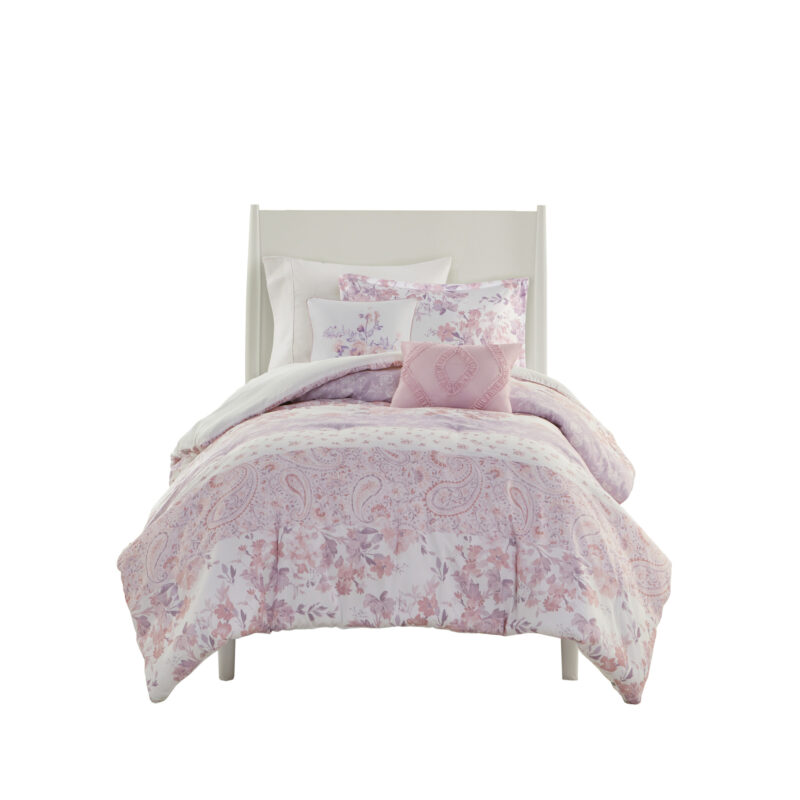 Floral Paisley Comforter Set, Twin Size - Image 8