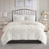 Cotton Chenille Duvet Cover Set, Full Queen
