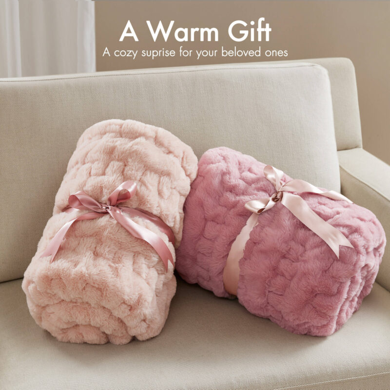 Faux Fur Throw Blanket, 50x60 for Couch - Image 21