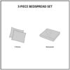 3 Piece Reversible Bedspread Set, King Size - Image 12