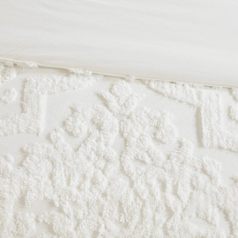 Cotton Chenille Duvet Cover Set, Full Queen - Image 4