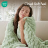 Faux Fur Throw Blanket, 50x60 for Couch - Image 8