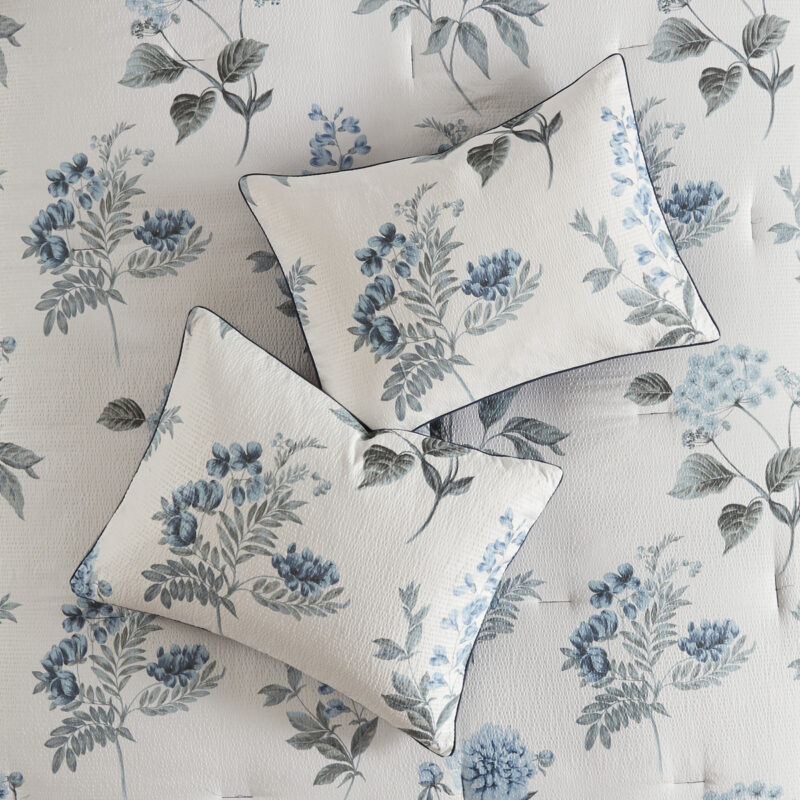 Seersucker Comforter Set, 7 Piece w/ Blanket - Image 6