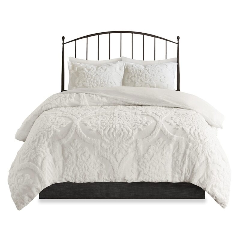 Cotton Chenille Duvet Cover Set, Full Queen - Image 13