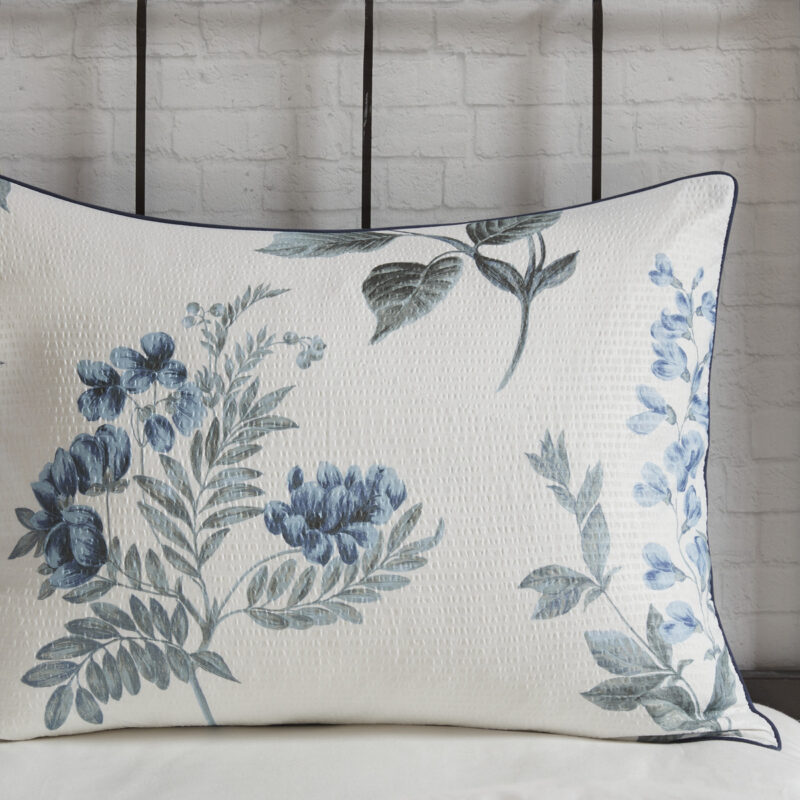 Seersucker Comforter Set, 7 Piece w/ Blanket - Image 13