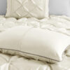 7 Piece Tufted Comforter Set, Cal King Ivory - Image 3