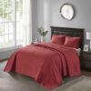 Queen Reversible Bedspread, 3-Piece Cotton Set