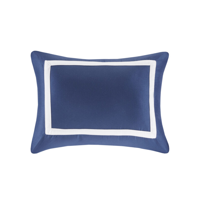Comforter & Quilt Set, 8 Piece Navy Full Queen - Image 12