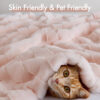 Basketweave Fur Throw, 50x60 Crystal Velvet - Image 9