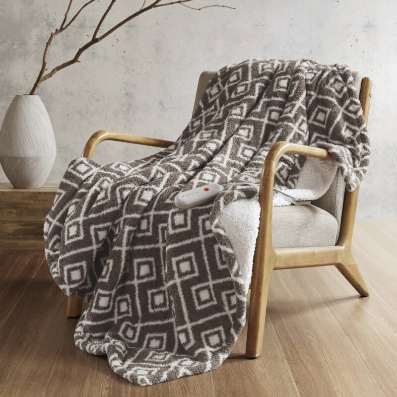 Electric Heated Throw, 50x60 w/ 5 Heat Settings - Image 4