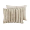 Soft Faux Fur Comforter, 3-Piece Full Queen - Image 12