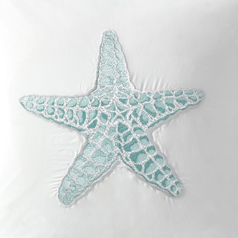 Decorative Pillow, 16x16 Cotton Embroidered - Image 2