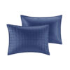 Comforter & Quilt Set, 8 Piece Navy Full Queen - Image 11
