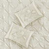 7 Piece Tufted Comforter Set, Cal King Ivory - Image 2