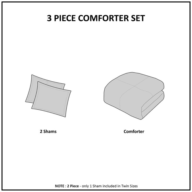 Down Alternative Comforter, Twin Plush Faux Fur - Image 11
