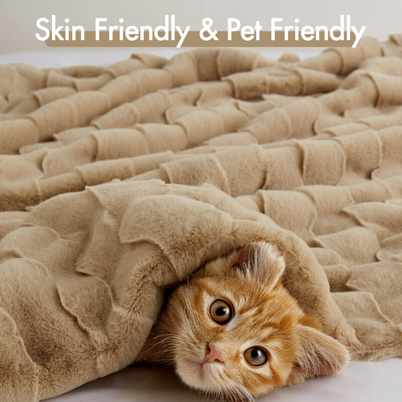 Basketweave Fur Throw, 50x60 Crystal Velvet - Image 24