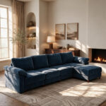 145″ Oversized Sectional Couch for Living Room, L Shaped Modular Cloud Sofa